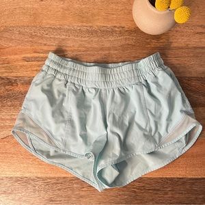 Baby Blue Lulu Lemon Shorts